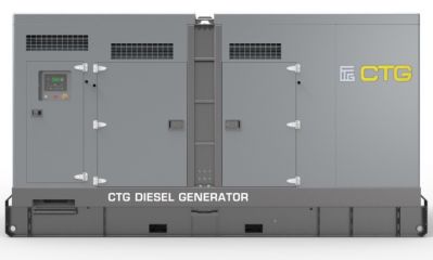 Дизельный генератор CTG 275C в кожухе