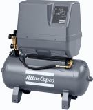 Поршневой компрессор Atlas Copco LFx 0,7 3PH на тележке с ресивером